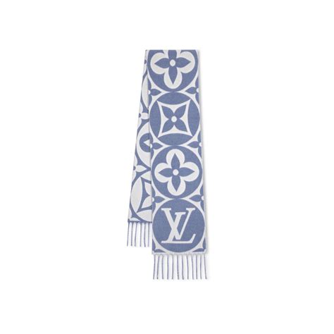 lv scarf blue|LV Medallion Scarf S00 .